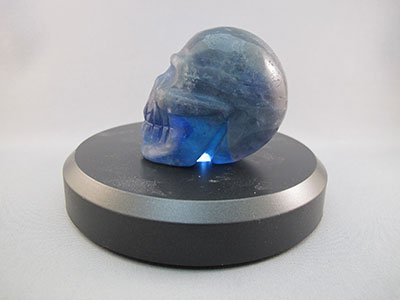 Deep Purple Amethyst Crystal Skull